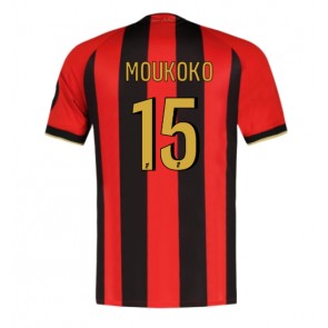 OGC Nice Youssoufa Moukoko #15 Hemmatröja 2024-25 Kortärmad